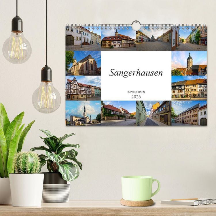Produktbild: Sangerhausen Impressionen (Wandkalender 2026 DIN A4 quer), CALVENDO Monatskalender