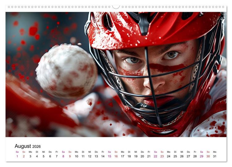 Produktbild: Lacrosse cool (Wandkalender 2026 DIN A2 quer), CALVENDO Monatskalender