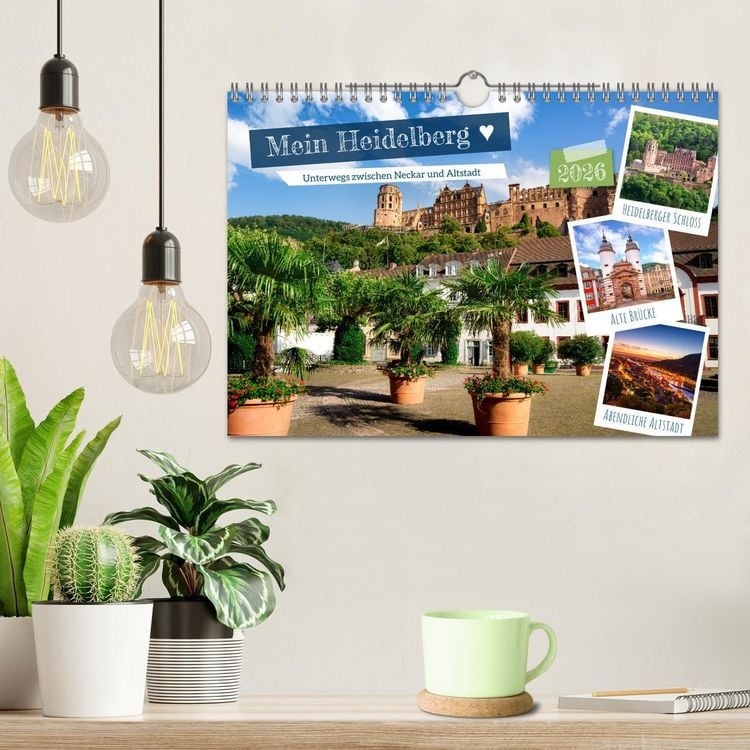 Produktbild: Mein Heidelberg - Unterwegs zwischen Neckar und Altstadt (Wandkalender 2026 DIN A4 quer), CALVENDO Monatskalender