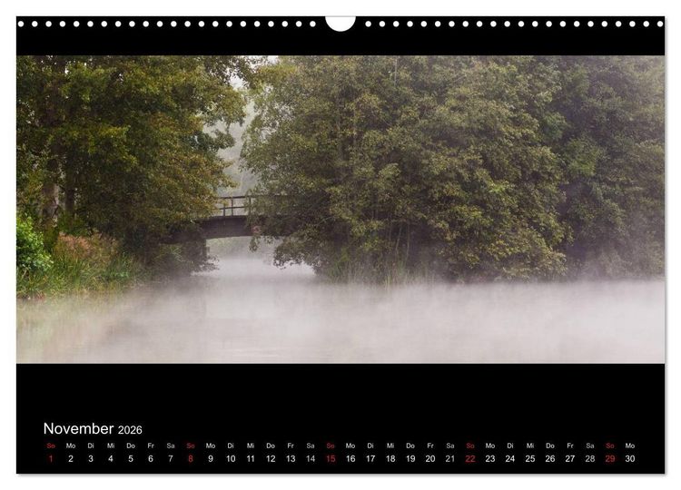 Produktbild: NEBEL (Wandkalender 2026 DIN A3 quer), CALVENDO Monatskalender