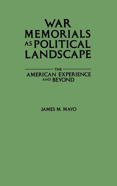 Produktbild: War Memorials as Political Landscape