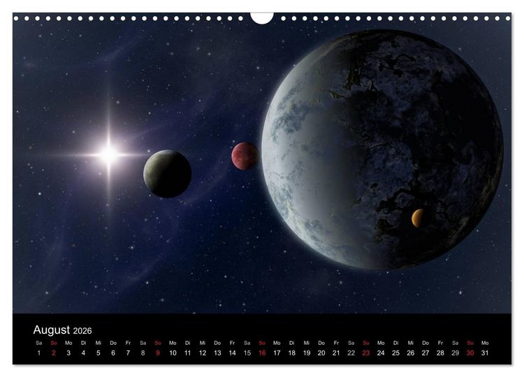 Produktbild: Ferne Welten (Wandkalender 2026 DIN A3 quer), CALVENDO Monatskalender