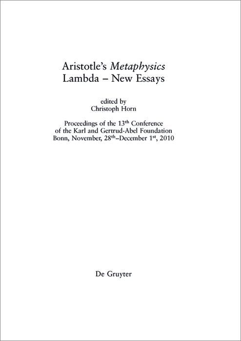 Produktbild: Aristotle's "Metaphysics" Lambda - New Essays