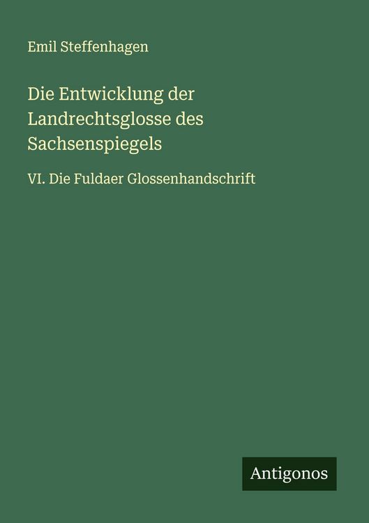 Produktbild: Die Entwicklung der Landrechtsglosse des Sachsenspiegels