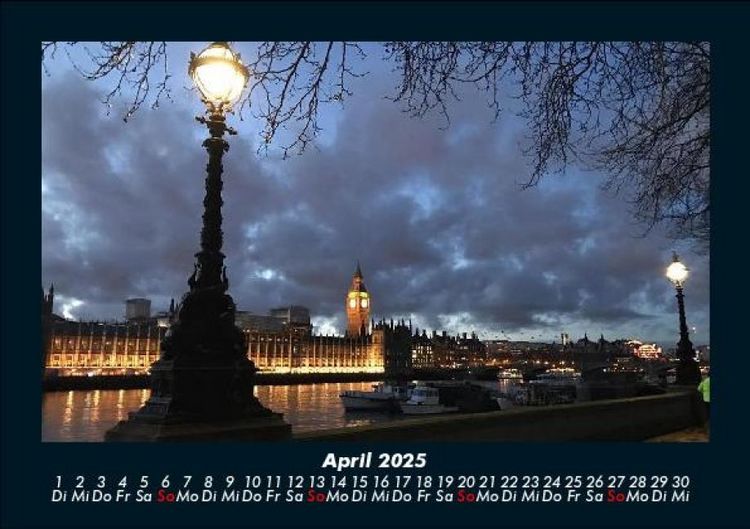 Produktbild: London 2025 Fotokalender DIN A5