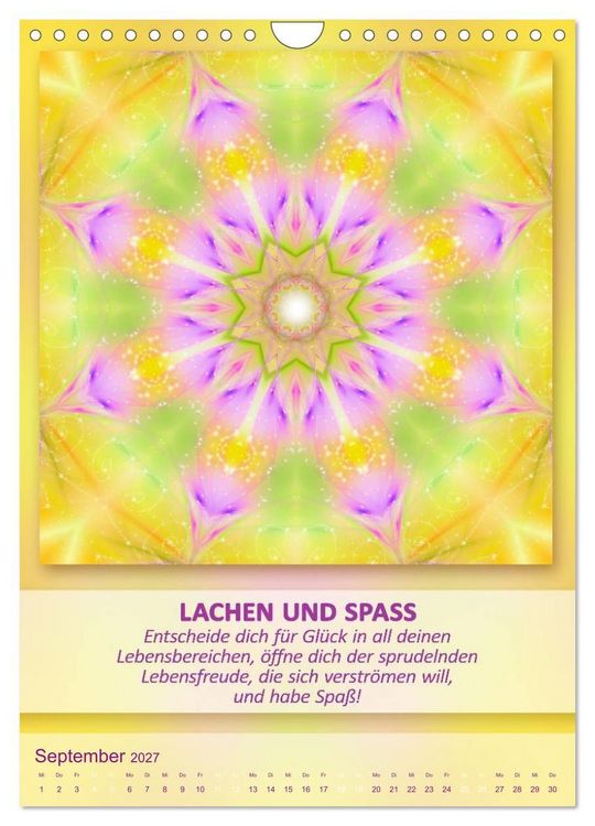 Produktbild: Light Energy Mandalas - Kalender - Vol. 2 (Wandkalender 2027 DIN A4 hoch), CALVENDO Monatskalender