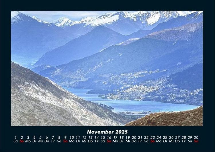Produktbild: Bergige Welten 2025 Fotokalender DIN A4