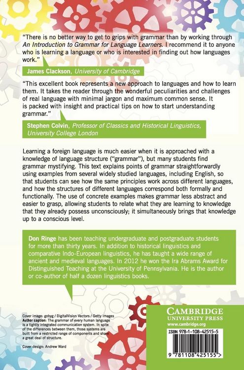 Produktbild: An Introduction to Grammar for Language Learners