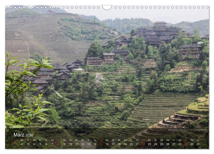 Produktbild: Erlebe China (Wandkalender 2026 DIN A3 quer), CALVENDO Monatskalender