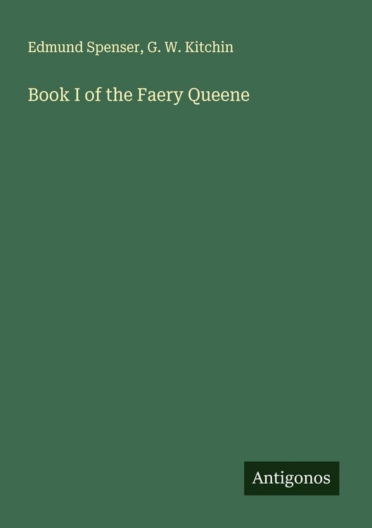 Produktbild: Book I of the Faery Queene