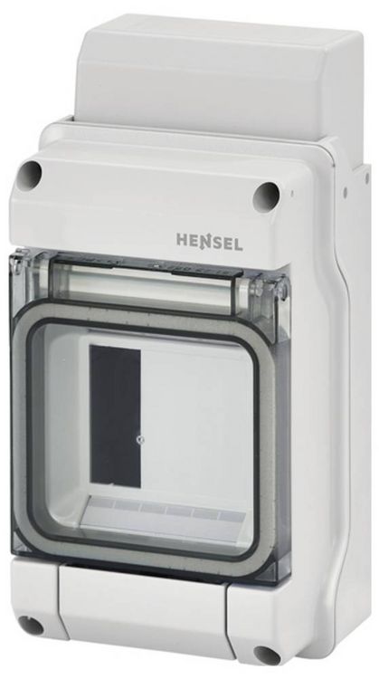 Produktbild: Hensel 6100055 KV 9103 Kleinverteiler Aufputz Anzahl Teilungen = 3 Anzahl Reihen = 1 Inhalt 1 St.