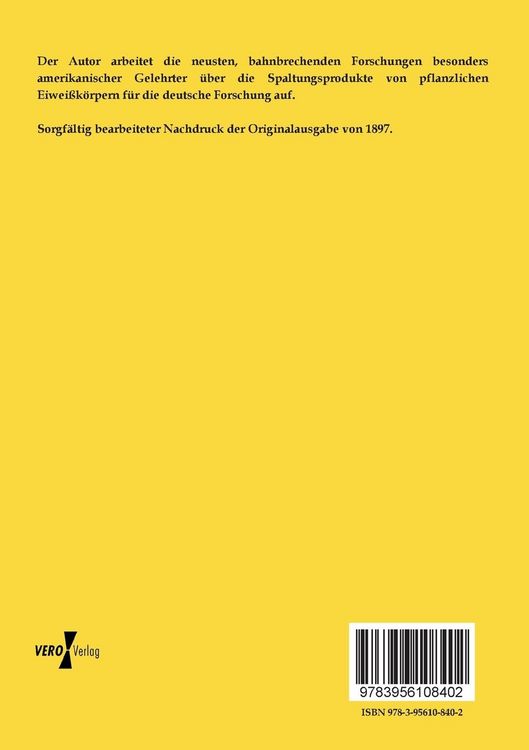 Produktbild: Die Proteide der Getreidearten, H&uuml;lsenfr&uuml;chte und &Ouml;lsamen sowie einiger Steinfr&uuml;chte