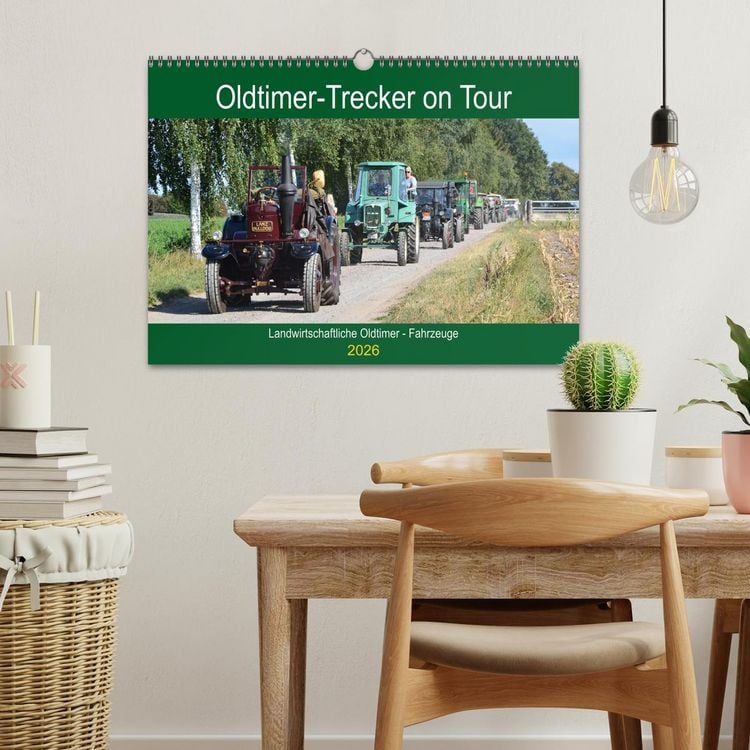 Produktbild: Oldtimer-Trecker on Tour (Wandkalender 2026 DIN A3 quer), CALVENDO Monatskalender