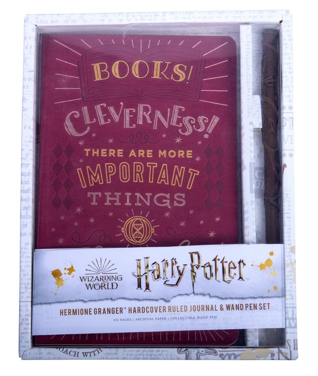 Produktbild: Harry Potter: Hermione Granger Hardcover Ruled Journal and Wand Pen Set