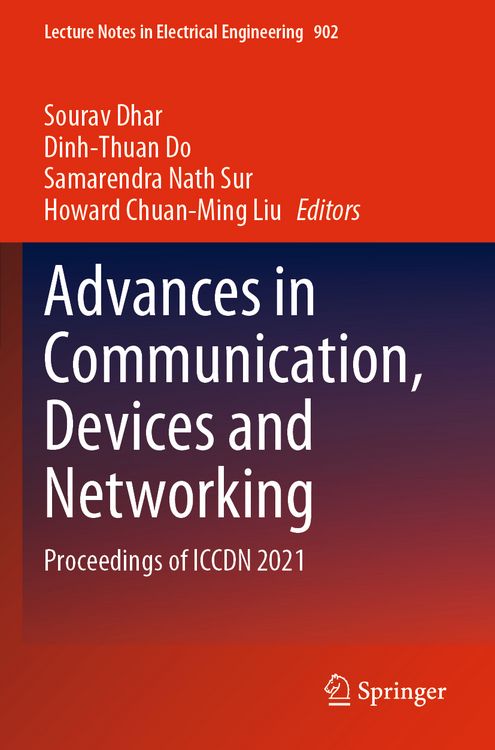Produktbild: Advances in Communication, Devices and Networking