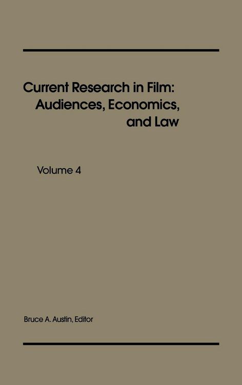 Produktbild: Current Research in Film