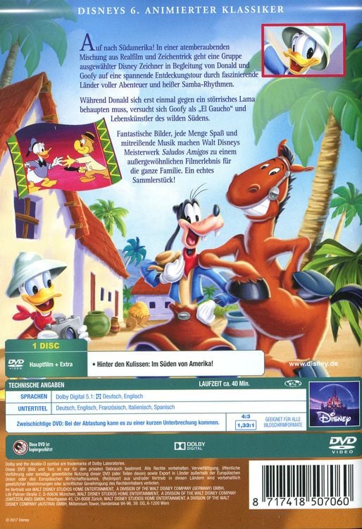 Produktbild: Saludos Amigos - Disney Classics