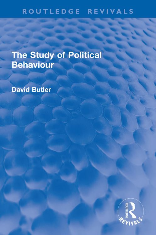Produktbild: The Study of Political Behaviour