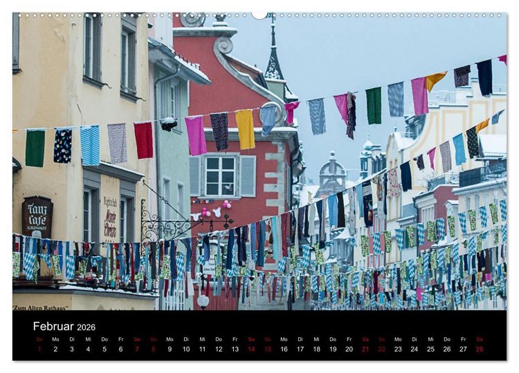 Produktbild: Traumhaftes Lindau im Bodensee (Wandkalender 2026 DIN A2 quer), CALVENDO Monatskalender