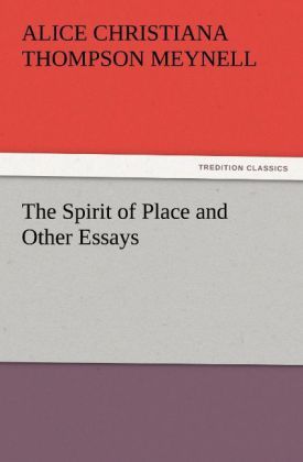 Produktbild: The Spirit of Place and Other Essays