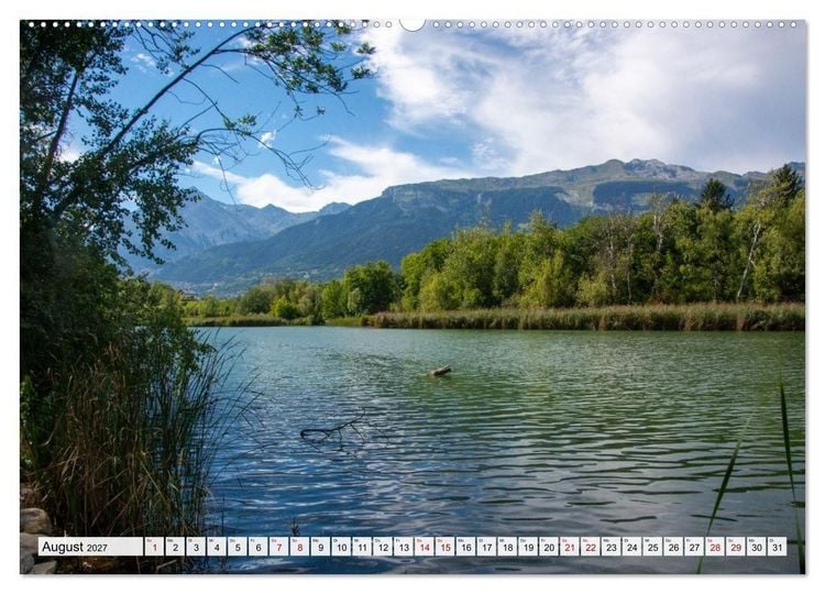 Produktbild: Sion im Wallis - zwischen Reben und Bergen (Wandkalender 2027 DIN A2 quer), CALVENDO Monatskalender