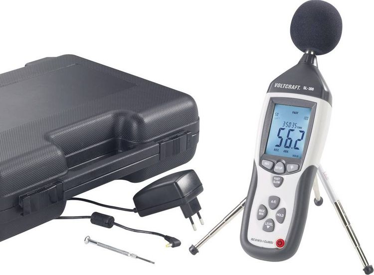 Produktbild: VOLTCRAFT Schallpegel-Messger&auml;t SL-451 30 - 130 dB 31.5Hz - 8kHz USB