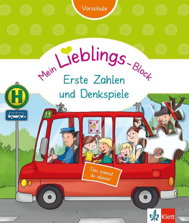 Produktbild: Klett Mein Lieblings-Block Erste Zahlen und Denkspiele