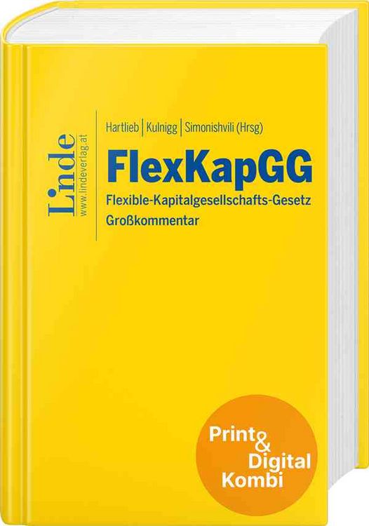 Produktbild: FlexKapGG | Flexible-Kapitalgesellschafts-Gesetz (Kombi Print&digital)
