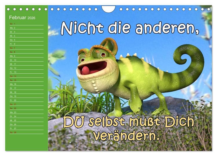 Produktbild: Tierische Toons (Wandkalender 2026 DIN A4 quer), CALVENDO Monatskalender