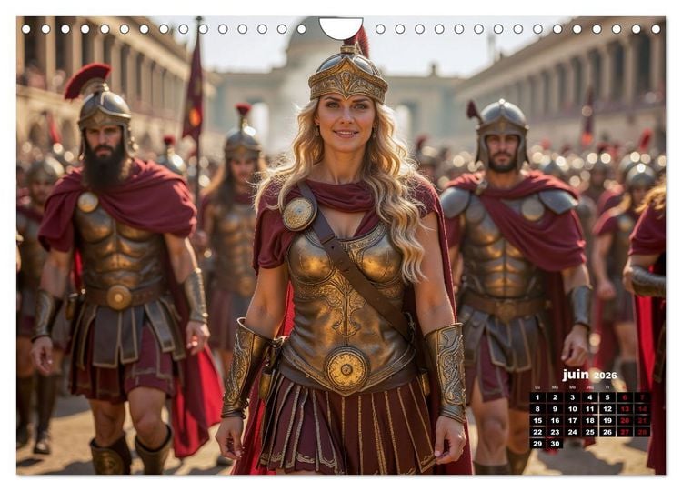 Produktbild: La vie pendant l'Antiquit&eacute; - Rome et les Romains (Calendrier mural 2026 DIN A4 vertical), CALVENDO calendrier mensuel