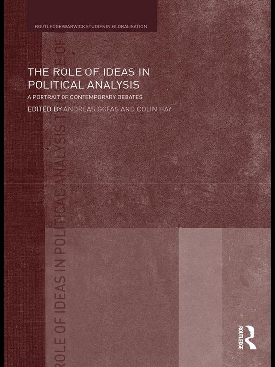 Produktbild: The Role of Ideas in Political Analysis
