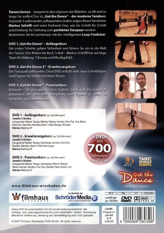 Produktbild: Get the Dance - Bronze-Silber-Gold [3 DVDs]