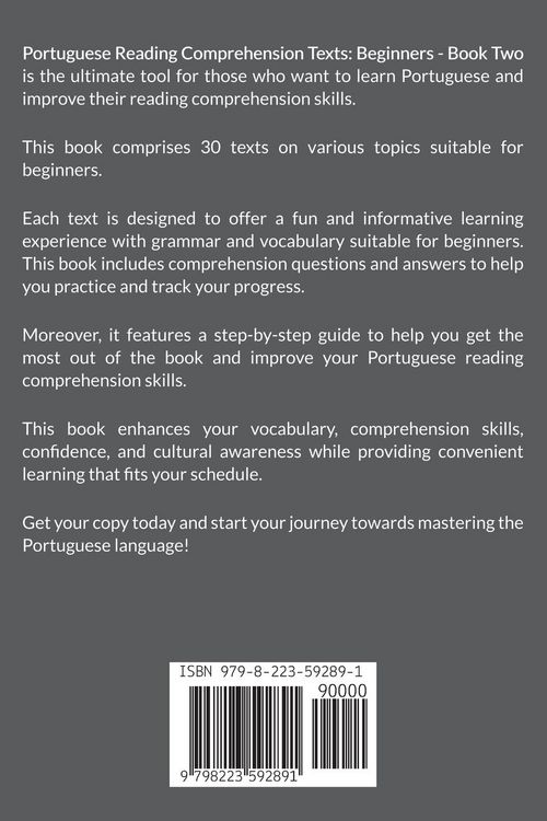Produktbild: Portuguese Reading Comprehension Texts
