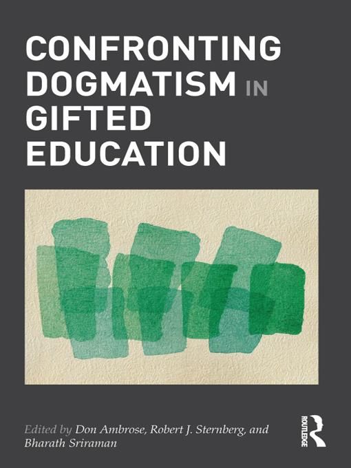 Produktbild: Confronting Dogmatism in Gifted Education
