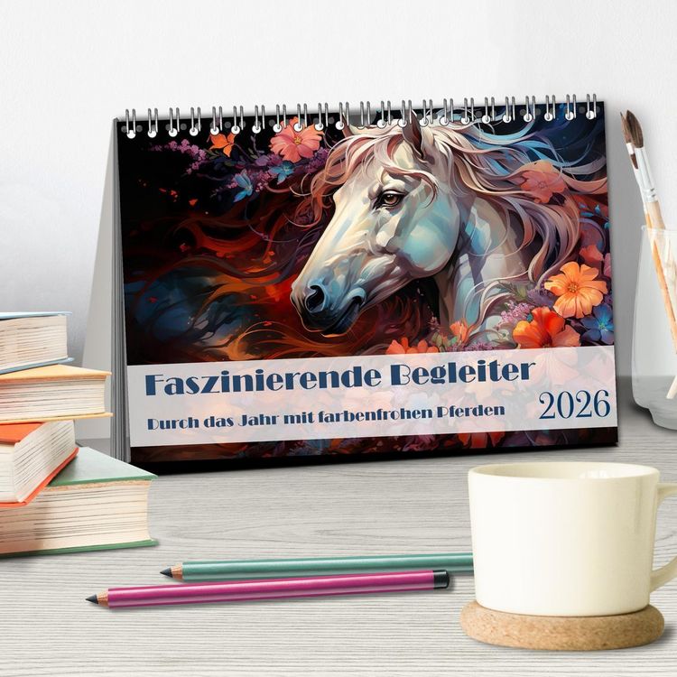 Produktbild: Faszinierende Begleiter (Tischkalender 2026 DIN A5 quer), CALVENDO Monatskalender