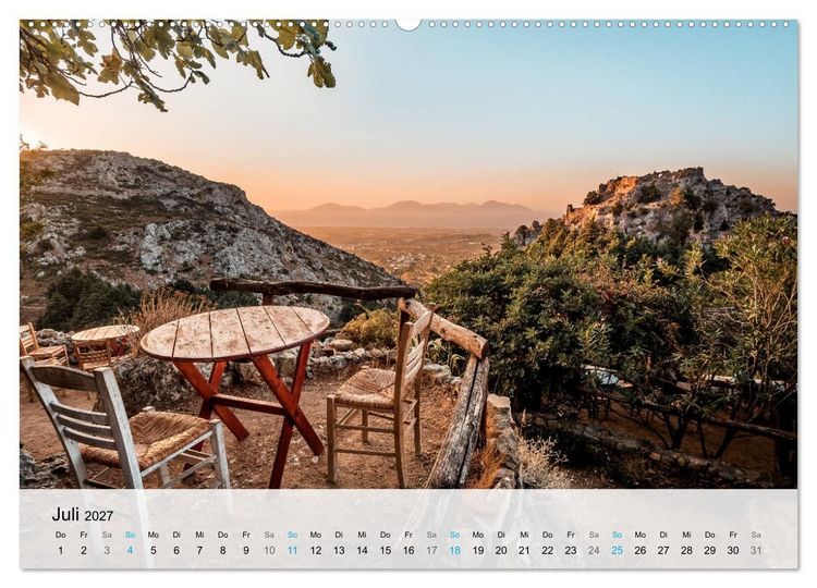 Produktbild: Griechenland - Inselparadies in Europa (Wandkalender 2027 DIN A2 quer), CALVENDO Monatskalender
