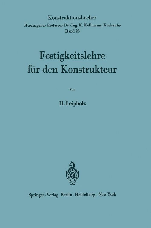 Produktbild: Festigkeitslehre f&uuml;r den Konstrukteur