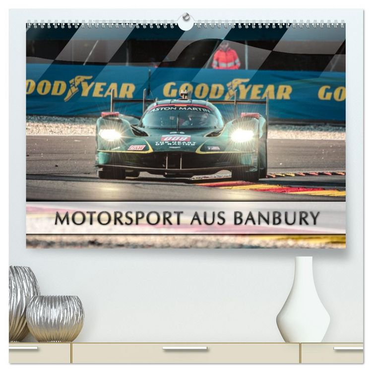 Produktbild: Motorsport aus Banbury (hochwertiger Premium Wandkalender 2026 DIN A2 quer), Kunstdruck in Hochglanz