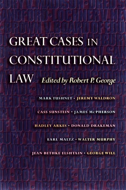 Produktbild: Great Cases in Constitutional Law