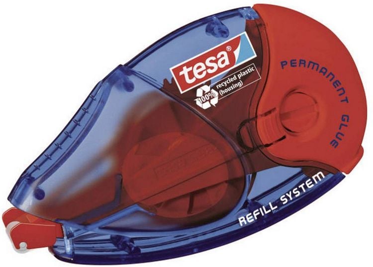 Produktbild: TESA&reg; Kleberoller ecoLogo&reg; Refill permanent Blister, Abroller
