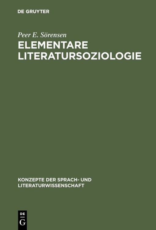 Produktbild: Elementare Literatursoziologie
