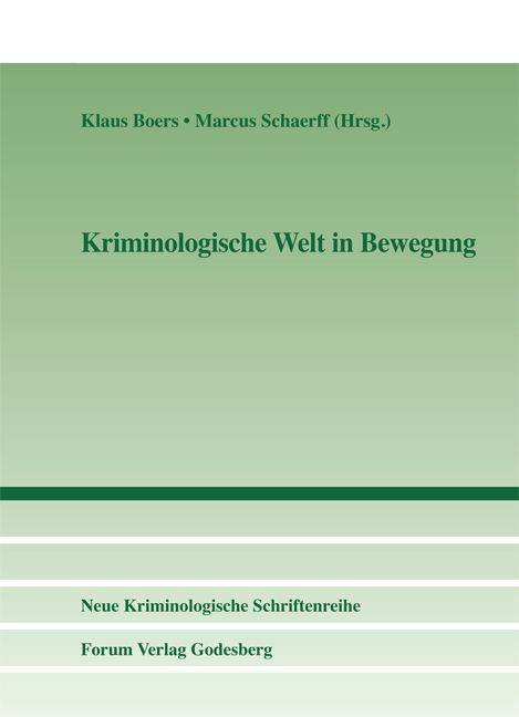 Produktbild: Kriminologische Welt in Bewegung