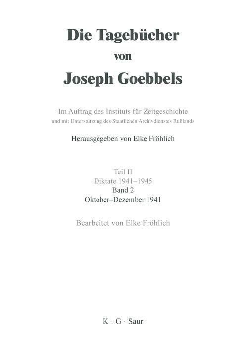 Produktbild: Oktober - Dezember 1941