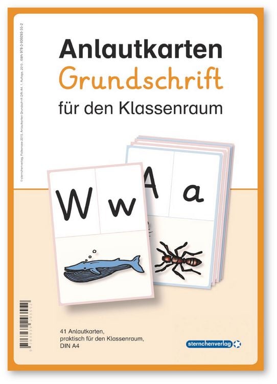 Produktbild: Anlautkarten Grundschrift für den Klassenraum