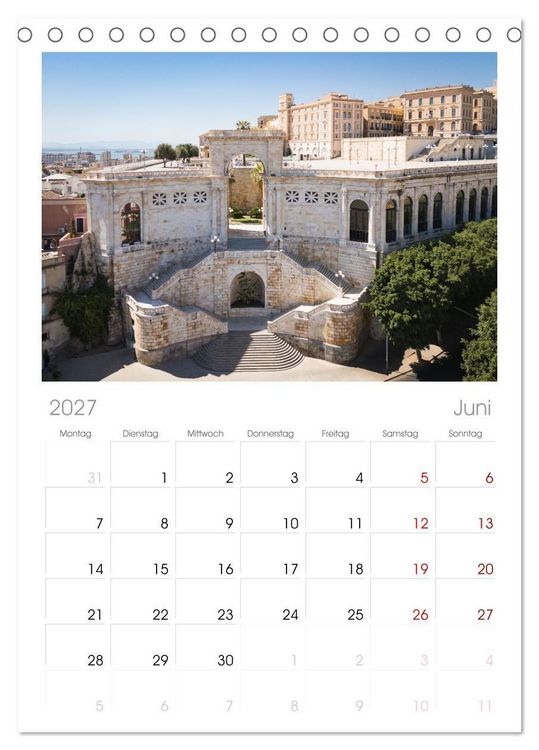 Produktbild: Tischplaner 2027 - Sardinien. Sch&ouml;ne Landschaften und bunte St&auml;dte. (A5 Tischkalender zum Aufstellen) CALVENDO