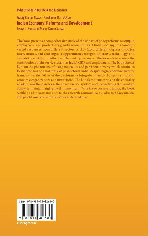 Produktbild: Indian Economy: Reforms and Development
