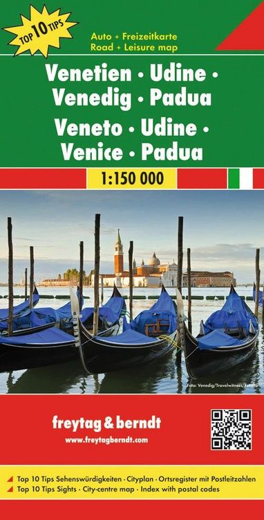 Produktbild: freytag & berndt Stra&szlig;enkarte Venetien - Udine - Venedig - Padua 1:150.000
