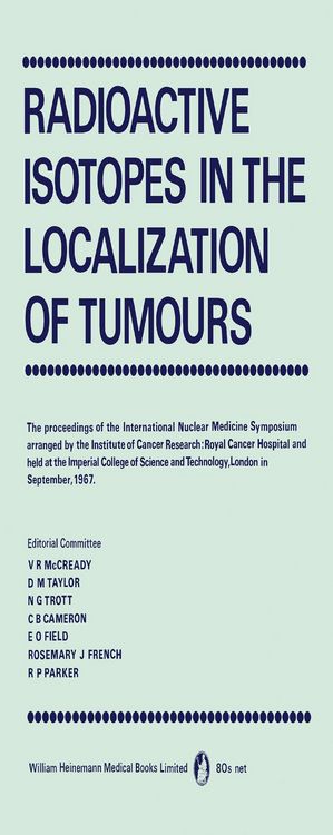 Produktbild: Radioactive Isotopes in the Localization of Tumours