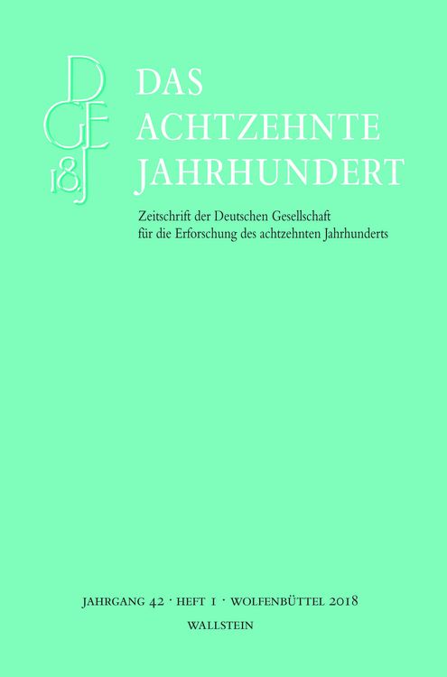 Produktbild: Das achtzehnte Jahrhundert 42/1
