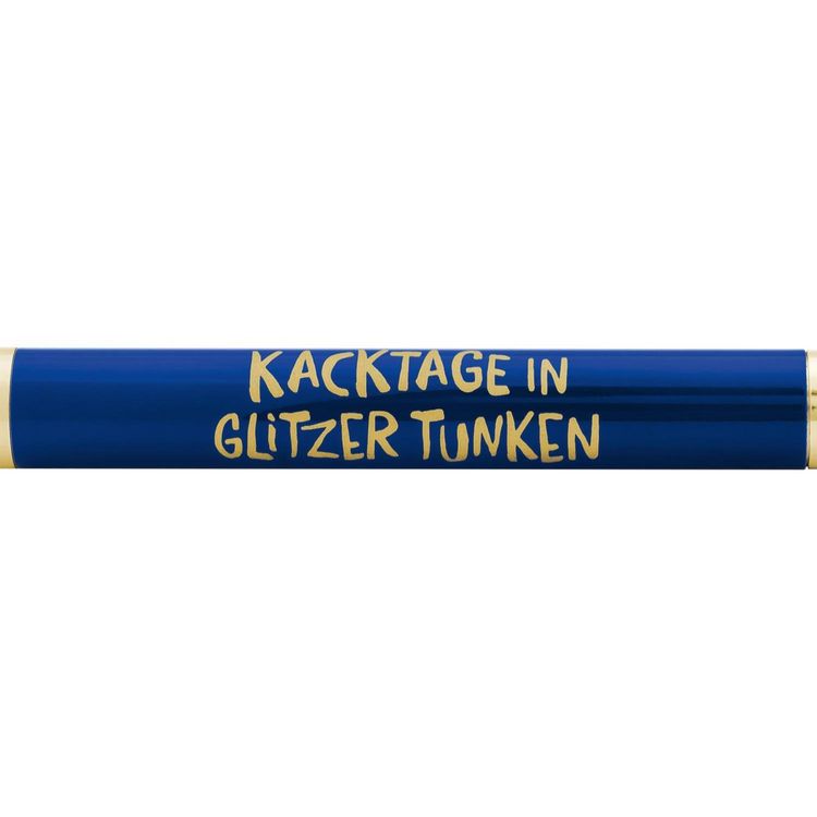 Produktbild: Kugelschreiber "Kacktage in Glitzer tunken & funkeln lassen"